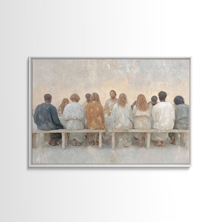 Communion Of Hope | Framed Canvas Print | Christian Art | Christian Wall Art | Christian Art Canvas | Subtle Christian Art | Christian Gift