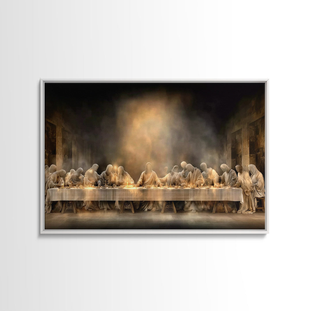 Fields Of Salvation – Framed Canvas Print – Christian Wall Art – Christian Art Canvas – Jesus Painting – Christian Christmas Art – Christ A
