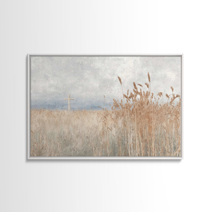 Gentle Redeemer | Framed Canvas Print | Christian Art Canvas | Christian Wall Art | Jesus Painting | Christian Christmas Decor | Christian