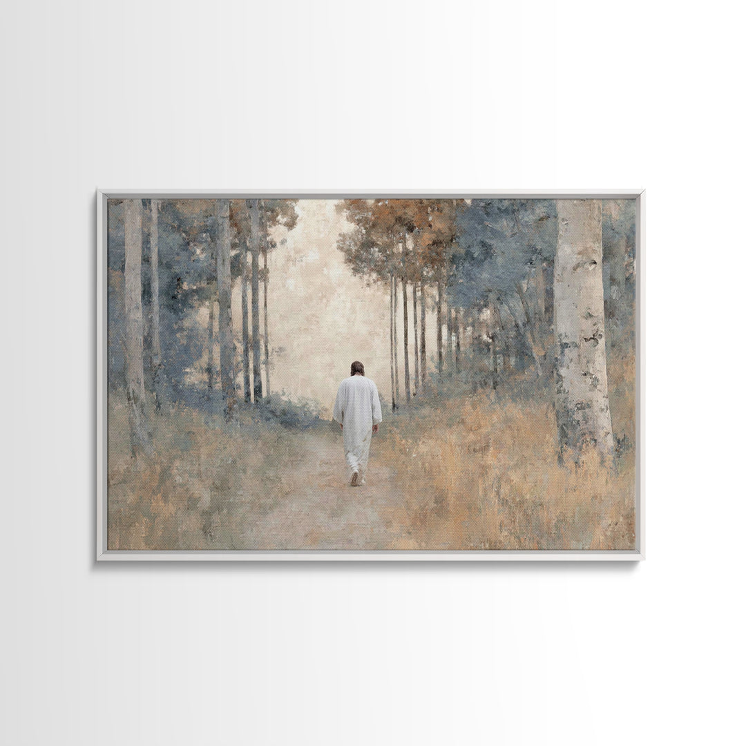 Divine Table – Framed Canvas Print – Christian Wall Art – Christian Art Print – Jesus Painting – Christian Art Canvas – Christian Christmas