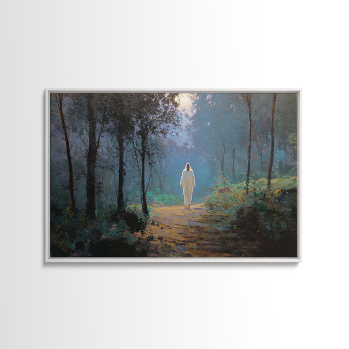 Covenant Feast – Framed Canvas Print – Christian Art – Jesus Painting – Christian Art Canvas – Christian Wall Art – Modern Christian Painti