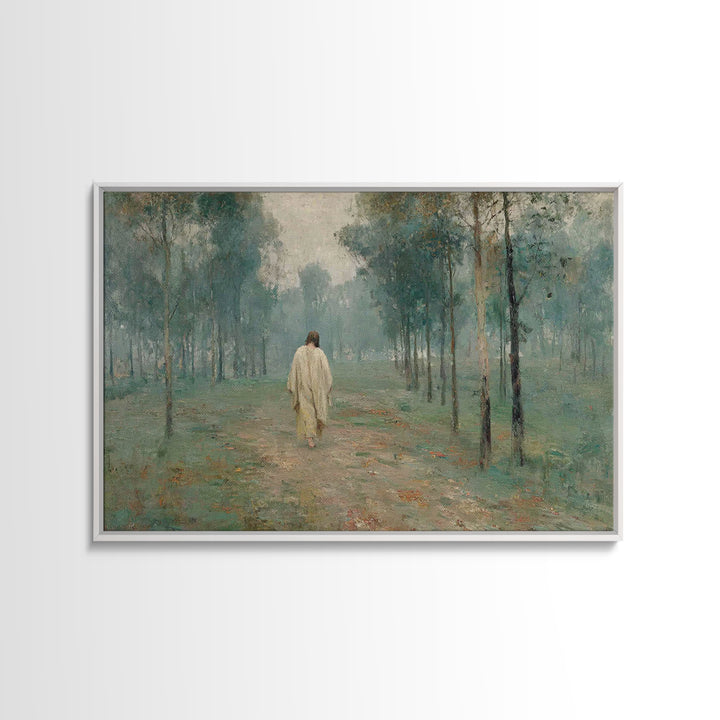 Sacred Supper Light – Framed Canvas Print – Christian Wall Art – Jesus Painting – Christian Art Canvas – Subtle Christian Art – Christian G