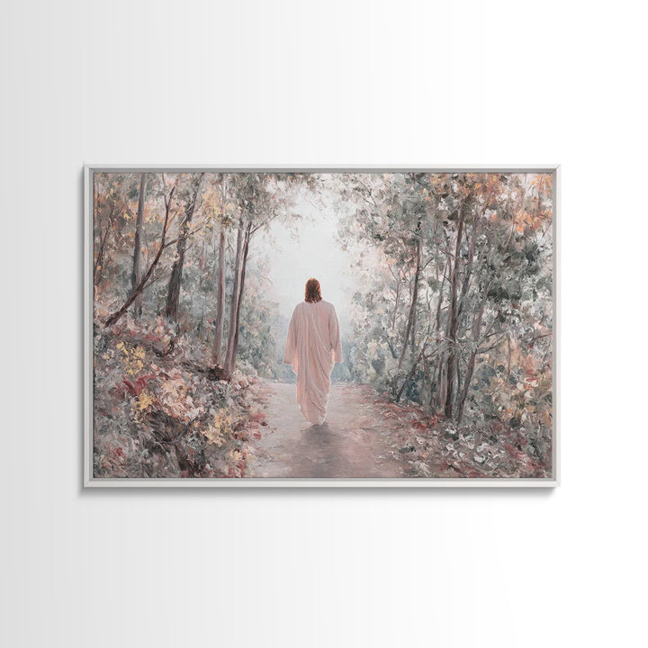 Table Of Grace – Framed Canvas Print – Christian Art – Vintage Christian Art – Christian Wall Art – Jesus Painting – Christian Art Canvas –