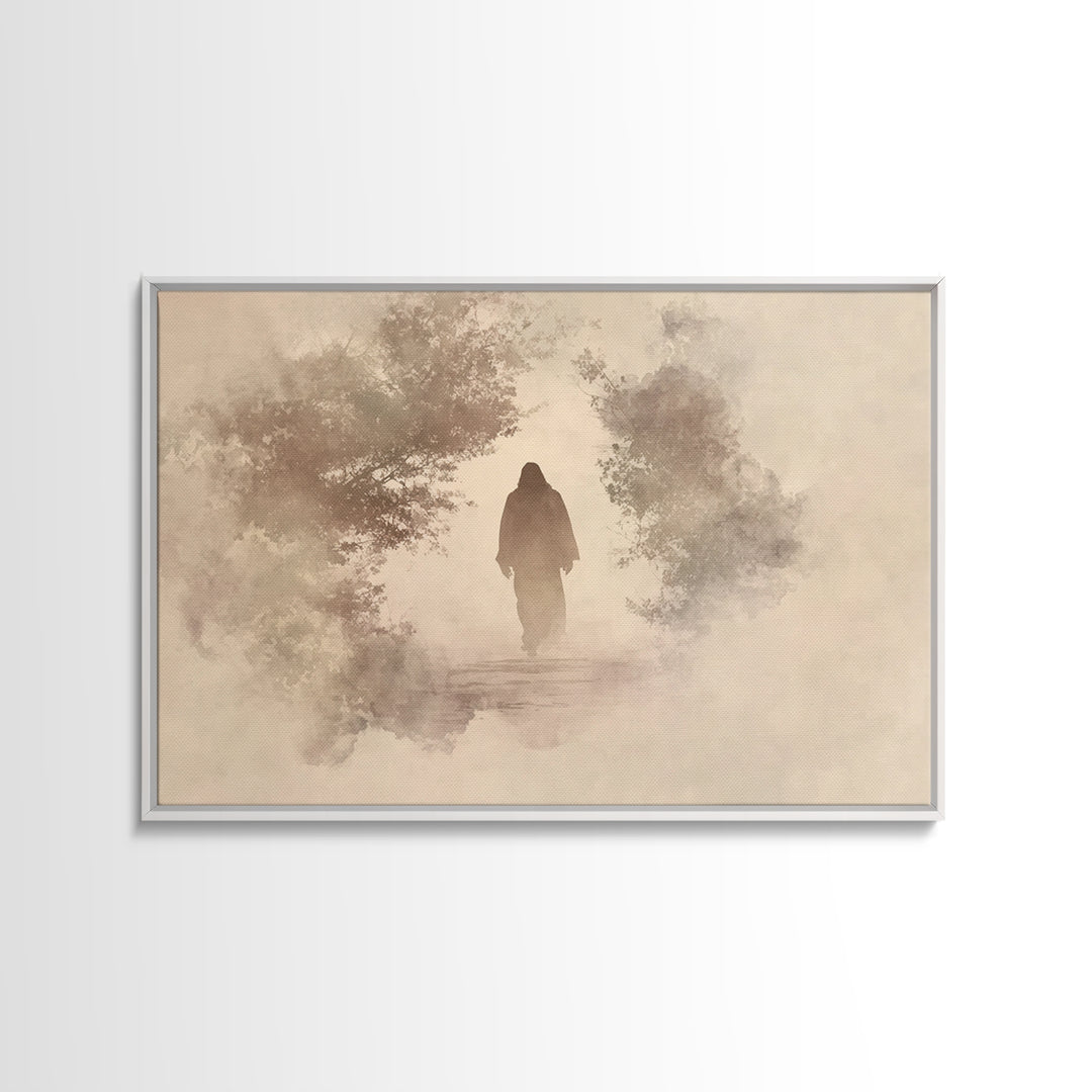 Heavenly Last Supper | Framed Canvas Print | Christian Art Canvas | Christian Wall Art | Large Jesus Painting | Christmas Art | Christian G