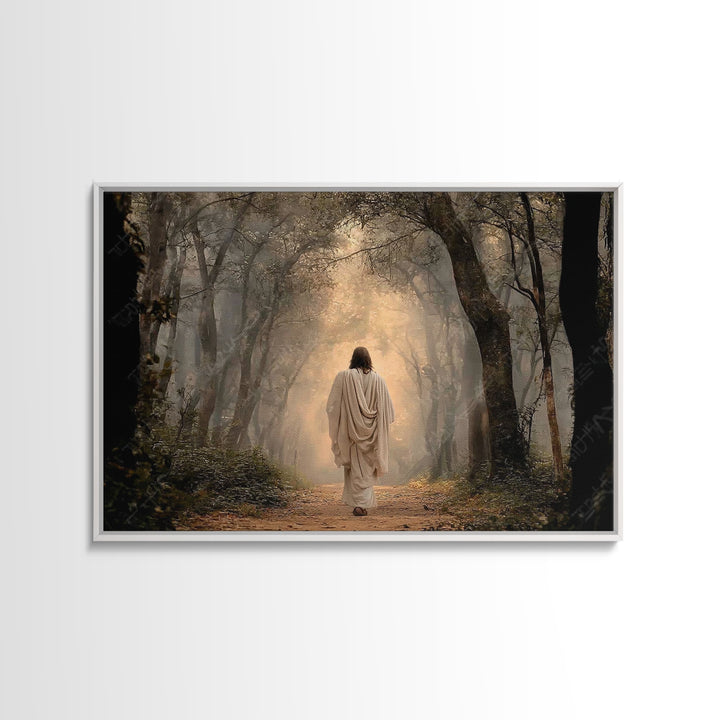 Shepherd Of Peace – Framed Canvas Print – Jesus Painting – Christian Wall Art – Christian Art Canvas – Christian Decor – Christian Christma