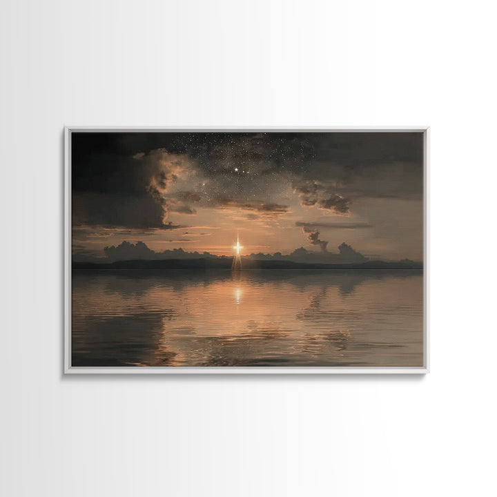 Nativity Grace – Framed Canvas Print – Vintage Christmas Art – Christian Art – Christian Art Canvas – Christmas Art Framed – Christian Chri