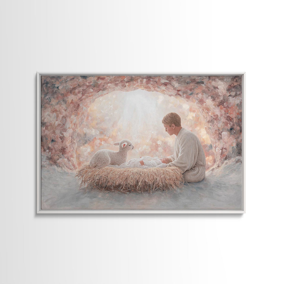 Hands Of Glory – Framed Canvas Print – Christian Art – Christian Wall Art – Unique Christian Art – Christian Art Canvas – Christian Art Wor