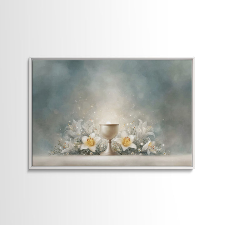 Crosswalk Journey - Framed Canvas Print - Christian Wall Art - Christian Painting - Christian Art Canvas - Jesus Painting - Christmas Wall