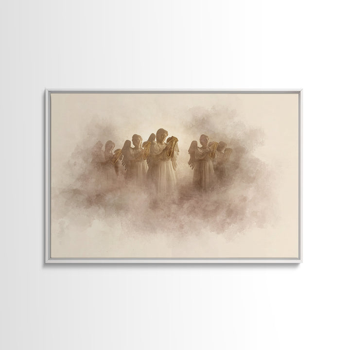 Silent Waters | Framed Canvas Print | Jesus Painting | Christian Wall Art | Christian Art Canvas | Christian Gift Ideas | Christian Decor