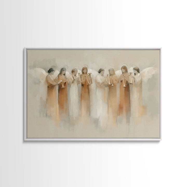 Divine Horizon – Framed Canvas Print – Christian Wall Art – Jesus Painting – Christian Art Canvas – Christian Decor – Christian Gift Ideas