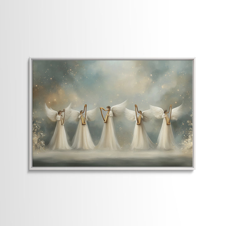 Storm Walk – Framed Canvas Print – Christian Wall Art – Jesus Painting – Christian Art Canvas – Moody Christian Art – Christian Gift Ideas