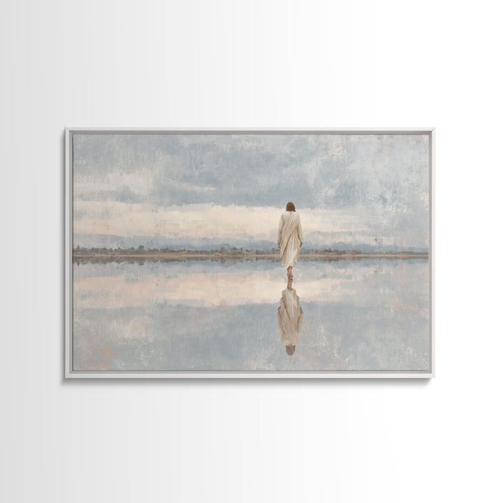 Humble Birth | Framed Canvas Print | Christian Christmas Art | Christmas Wall Art | Christian Art Canvas | Christmas Art Prints | Christian