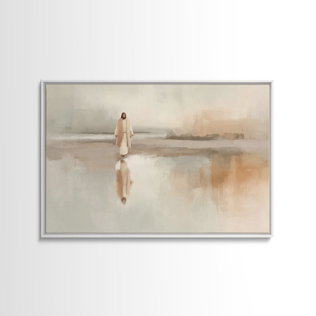 Gentle Miracle, Framed Canvas Print, Christian Art Canvas, Christmas Wall Art, Christian Christmas Art, Christian Art Print, Christian Gift