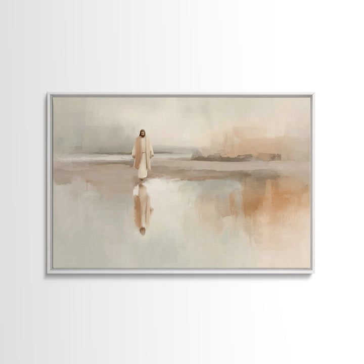 Gentle Miracle, Framed Canvas Print, Christian Art Canvas, Christmas Wall Art, Christian Christmas Art, Christian Art Print, Christian Gift