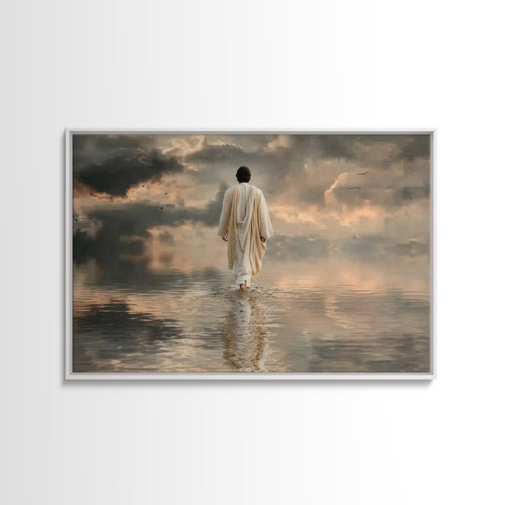 Midnight Glory – Framed Canvas Print – Christmas Art – Christian Wall Art – Christian Art Canvas – Christian Christmas Art – Christian Art