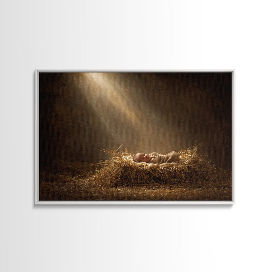 Winter Chapel – Framed Canvas Print – Christian Wall Art – Christian Art Canvas – Christmas Art – Christian Christmas Art – Christian Decor