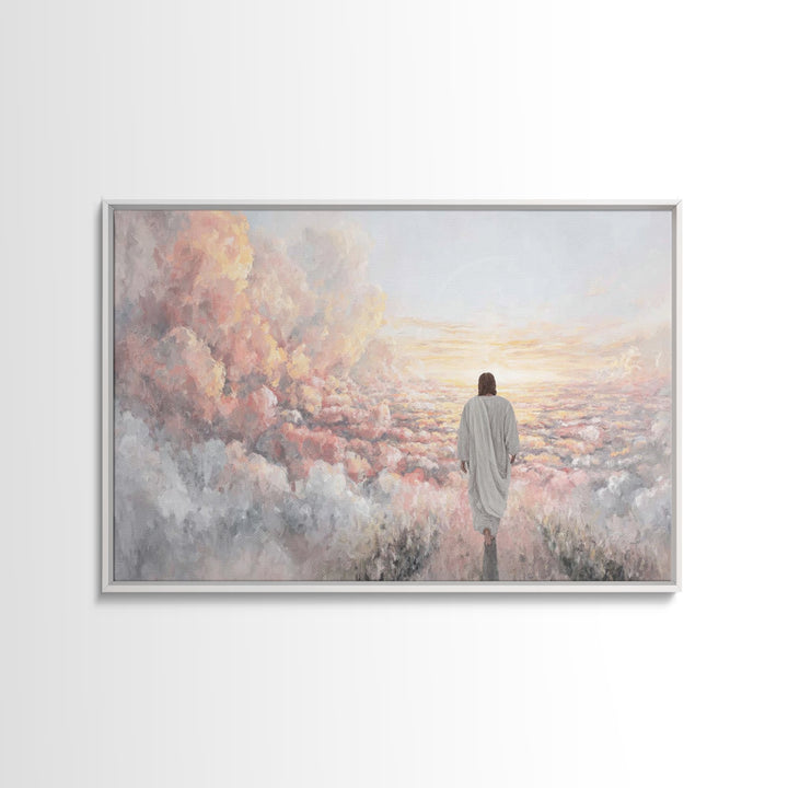 Soft Meadow Grace – Framed Canvas Print – Christian Wall Art – Christian Art Prints – Christian Art Canvas – Christian Painting – Christian