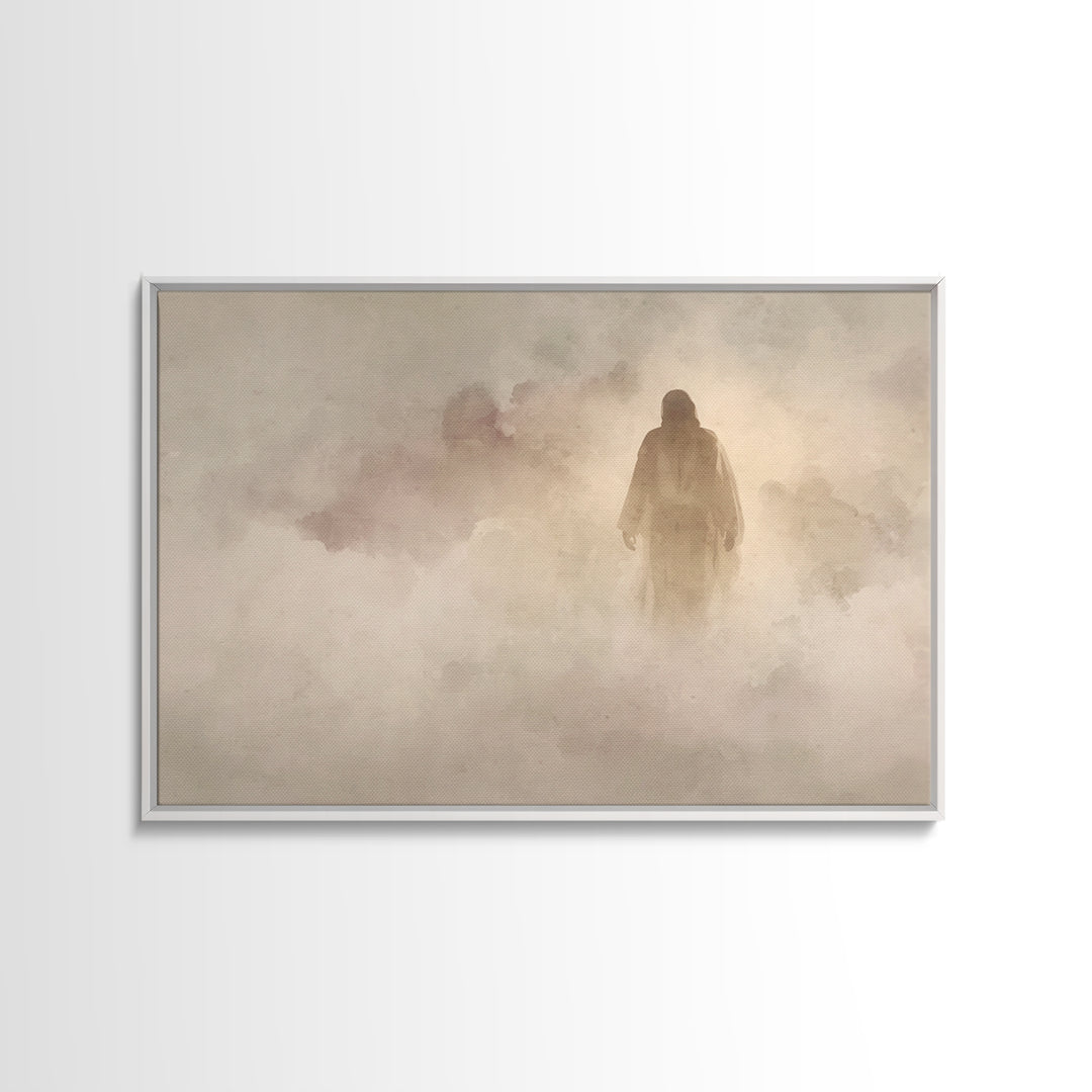 Holy Night Lamb – Framed Canvas Print – Christmas Wall Art – Christian Wall Art – Christian Art Canvas – Christian Decor – Jesus Painting