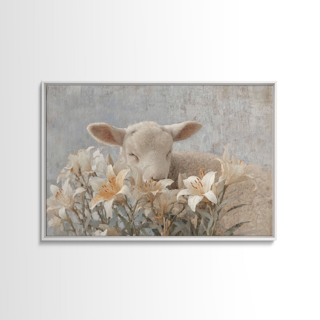 Winter Chapel Peace, Framed Canvas Print, Christian Wall Art, Christmas Wall Art, Christian Decor, Christian Art Canvas, Jesus Painting