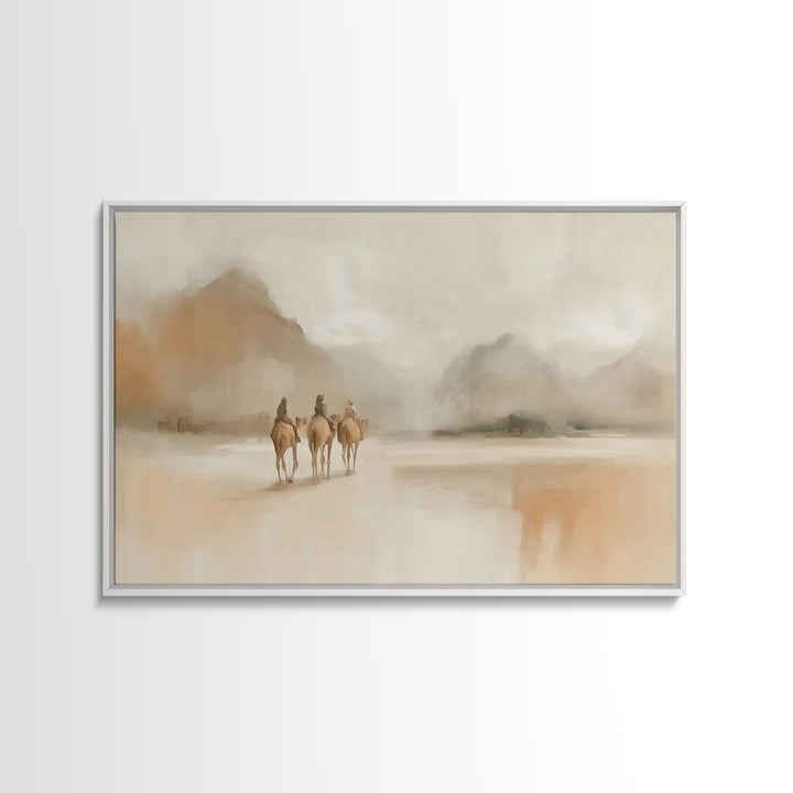 Wandering Kings – Framed Canvas Print – Christian Art – Christian Wall Art – Christmas Art Prints – Christian Christmas Art – Christian Art
