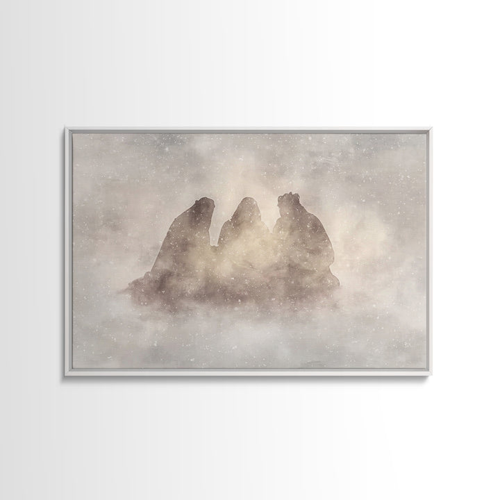 Eternal Wonder | Framed Canvas Print | Christian Wall Art | Christian Art Canvas | Christmas Art | Jesus Christmas Art | Christian Gift Ide
