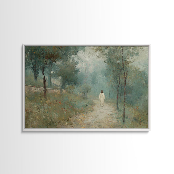 Journey of Faith – Framed Canvas Print – Christian Wall Art – Christian Art Canvas – Christian Decor – Modern Christian Art