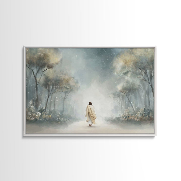 Garden Of Hope | Framed Canvas Print | Christian Wall Art | Jesus Art Print | Christian Art Canvas | Vintage Christian Art | Christian Gift
