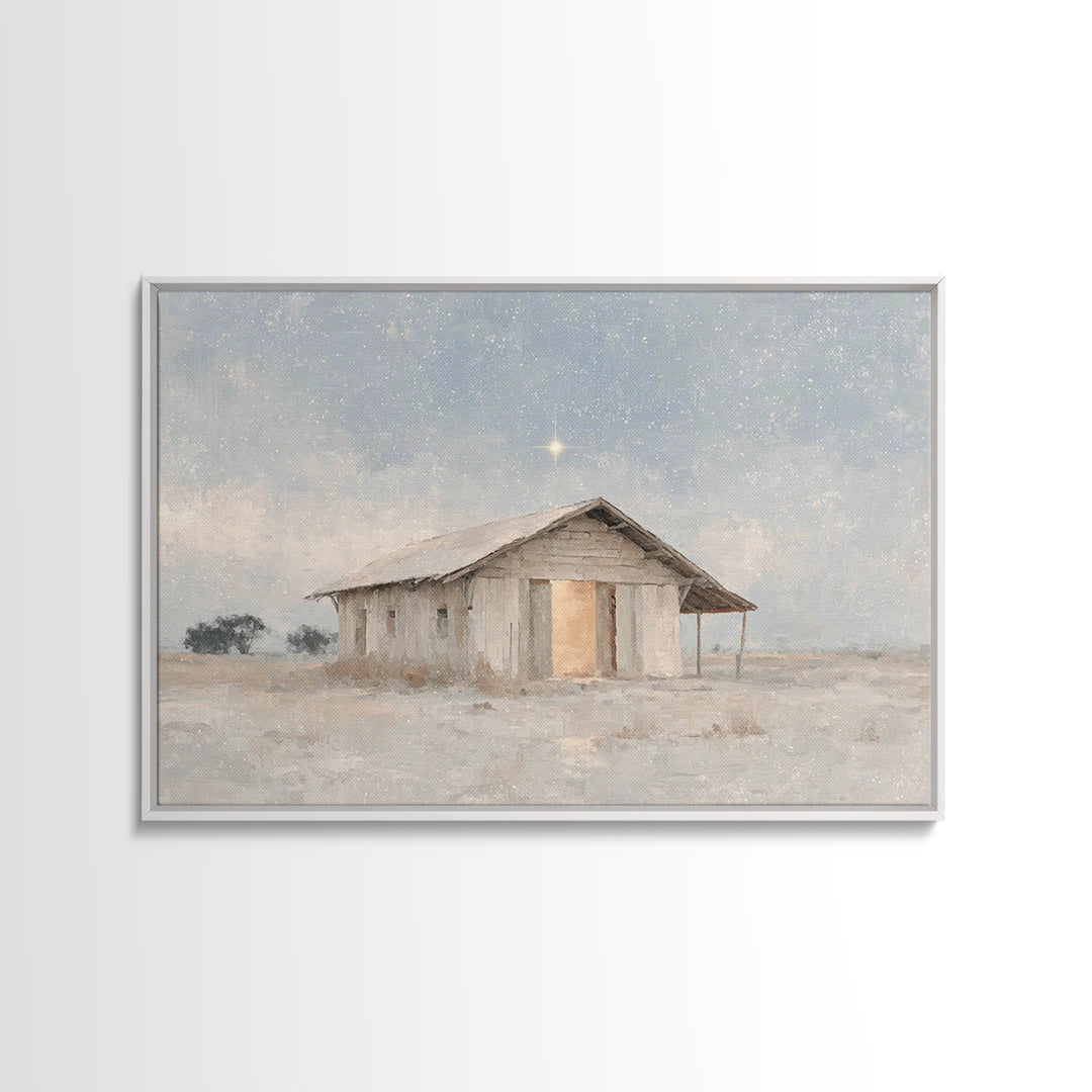 Shepherd Child Peace | Framed Canvas Print | Jesus Art | Christian Art Canvas | Christian Christmas Art | Christian Wall Art | Christmas De