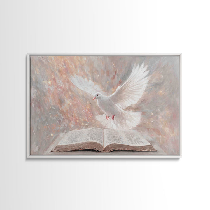 Spirit Of Light – Framed Canvas Print – Christian Art Canvas – Christian Wall Art – Christian Art Prints – Christian Gift Ideas – Modern Ch