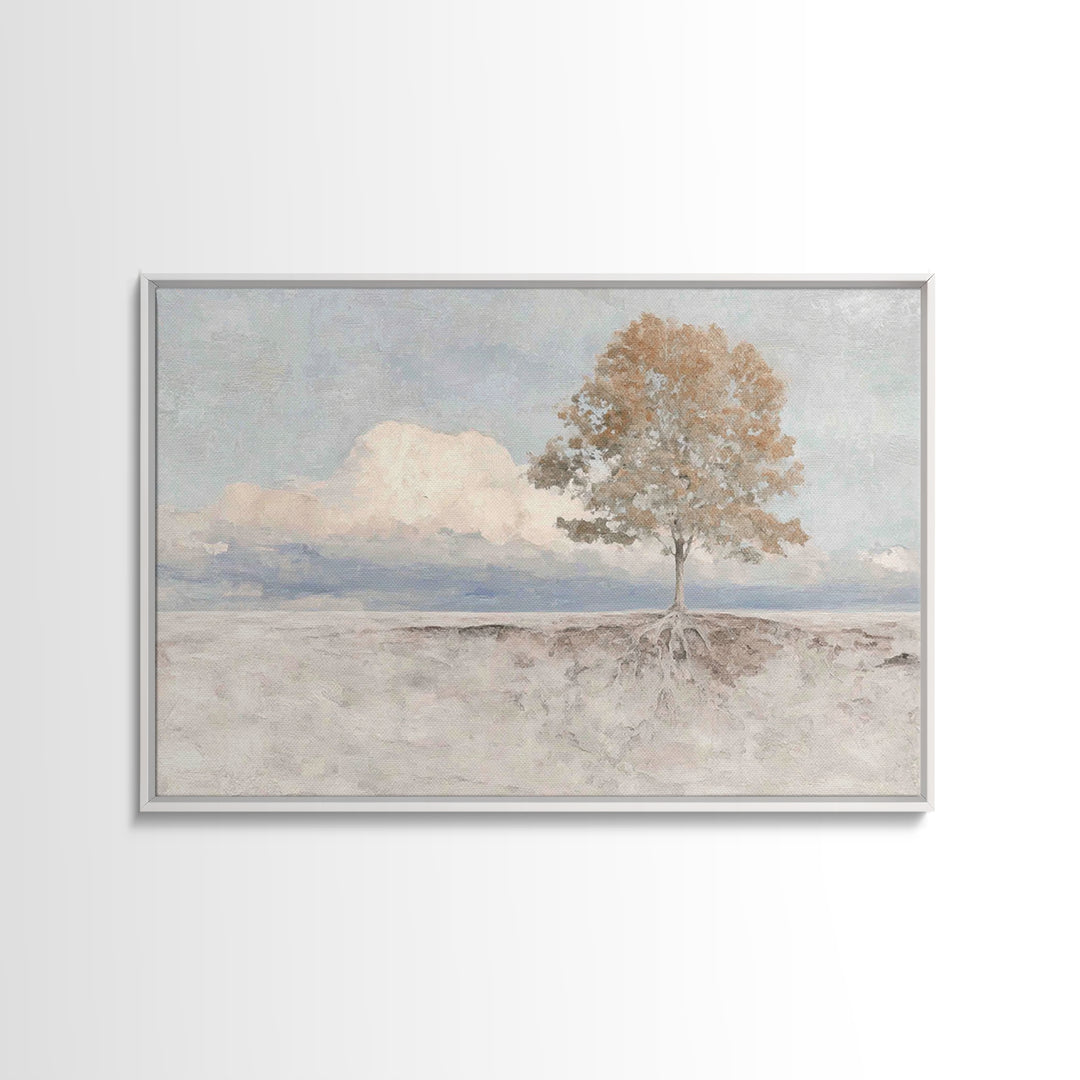 Graceful Horizon | Framed Canvas Print | Christian Art Canvas | Christian Wall Art | Christian Art Print | Minimalist Christian Art