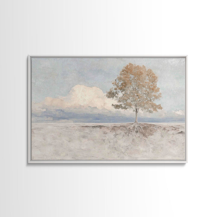 Graceful Horizon | Framed Canvas Print | Christian Art Canvas | Christian Wall Art | Christian Art Print | Minimalist Christian Art