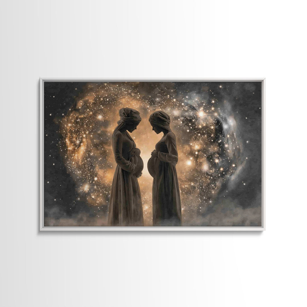 Holy Expectation | Framed Canvas Print | Christian Art Canvas | Christian Wall Art | Modern Christian Art | Christian Painting