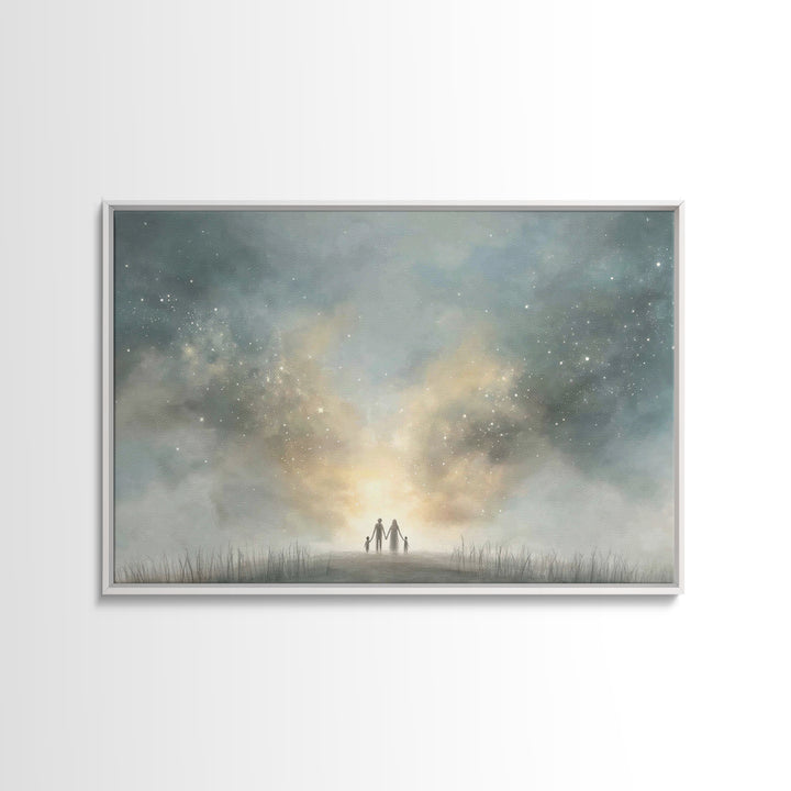 Graceful Horizon | Framed Canvas Print | Christian Wall Art | Christian Art Canvas | Christian Painting | Christmas Art | Christian Decor