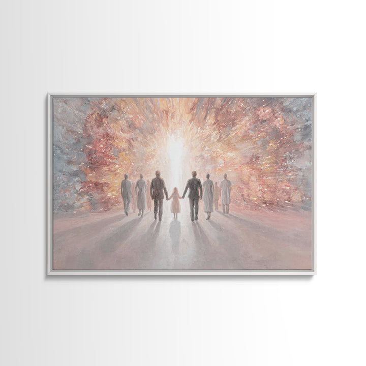 Path Of Glory | Framed Canvas Print | Christian Decor | Christian Wall Art | Christian Painting | Christian Art Canvas | Christmas Art