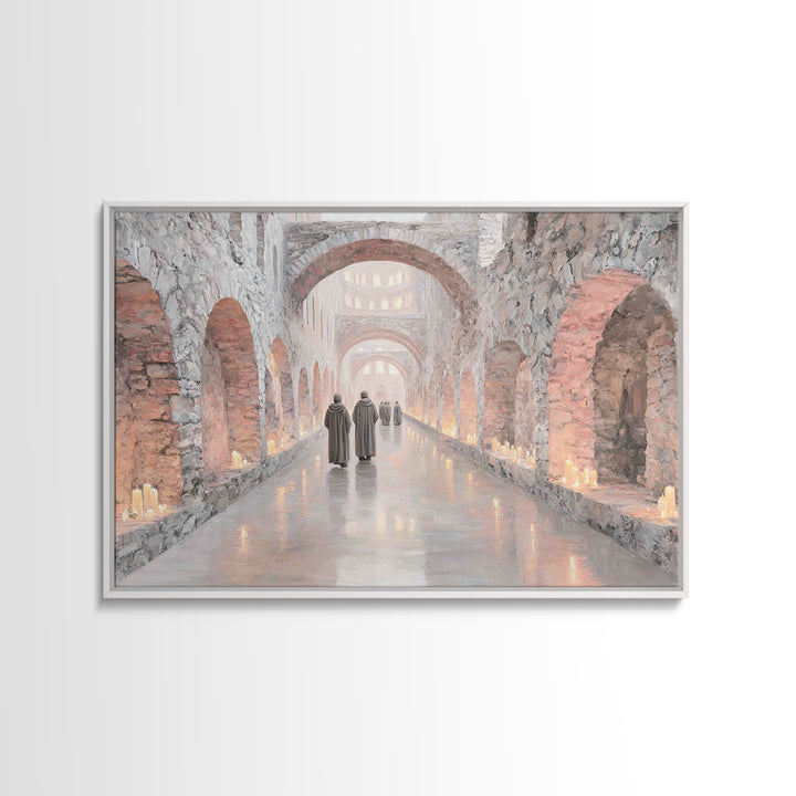 Journey Of The Faithful | Framed Canvas Print | Christian Art Canvas | Christian Wall Art | Christian Decor | Christian Painting | Christma