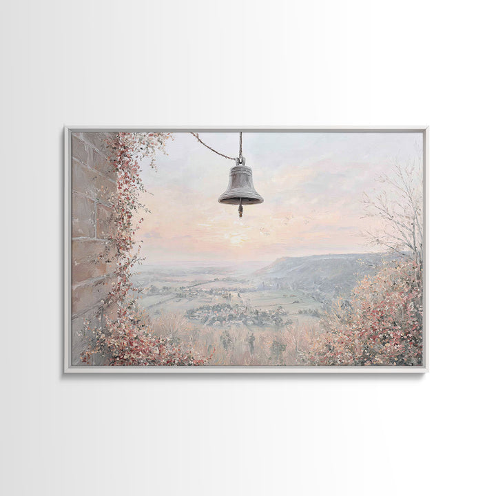 Valley Bell Peace | Framed Canvas Print | Christian Wall Art | Christian Art Canvas | Subtle Christian Art | Christian Gift