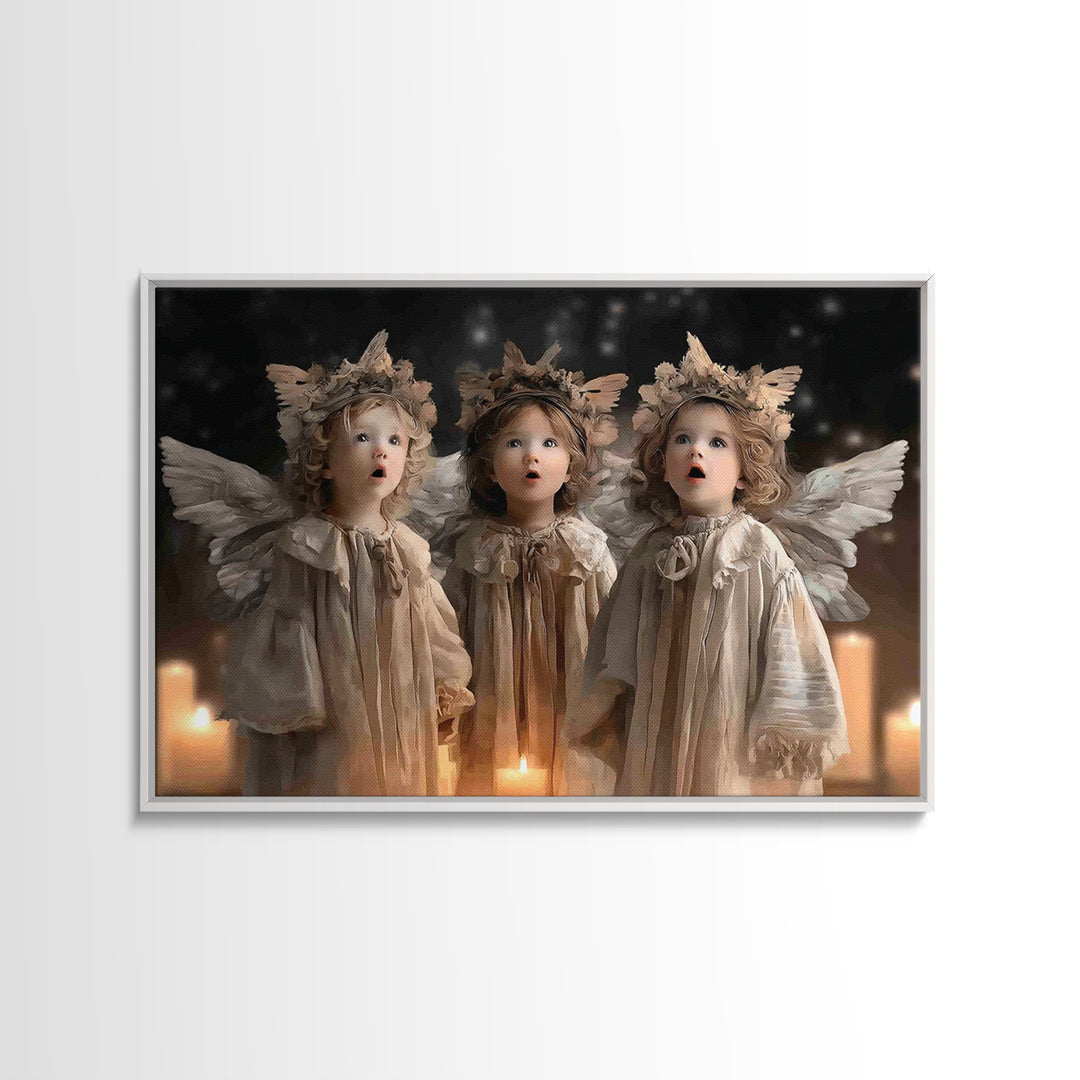 Garden Of Wonder | Framed Canvas Print | Christian Art Canvas | Christian Wall Art | Christian Christmas Art | Christian Decor | Modern Chr