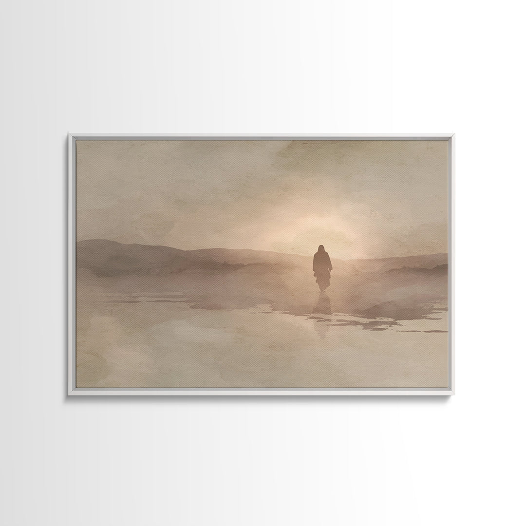 Spirit Of Peace – Framed Canvas Print – Christian Wall Art – Christian Art Canvas – Jesus Painting – Christian Christmas Art – Christian De