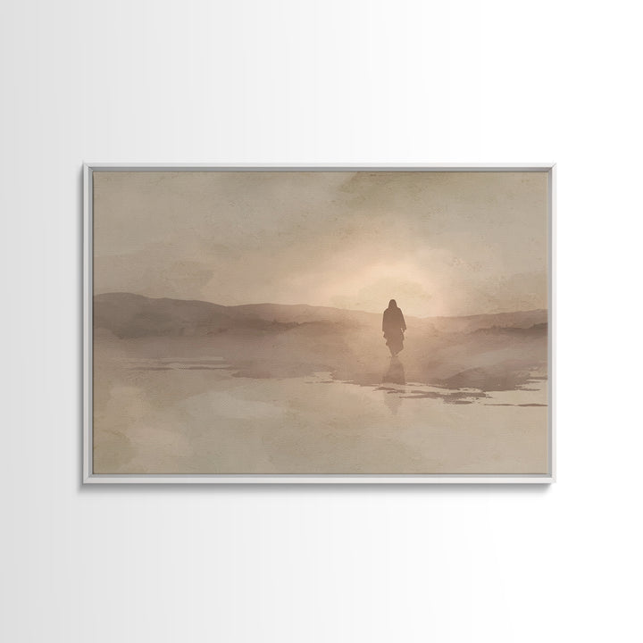 Spirit Of Peace – Framed Canvas Print – Christian Wall Art – Christian Art Canvas – Jesus Painting – Christian Christmas Art – Christian De