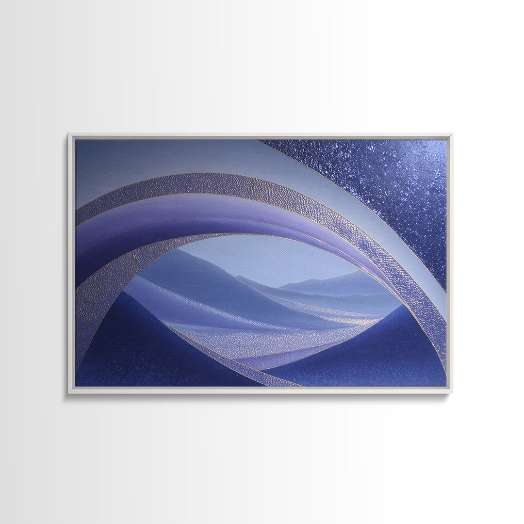 Eclipse Scene with Radiant Corona Canvas Print, Celestial Art, Witchy Decor, Living Room Decor, Celestial, Celestial Decor, CEL-3x2-38