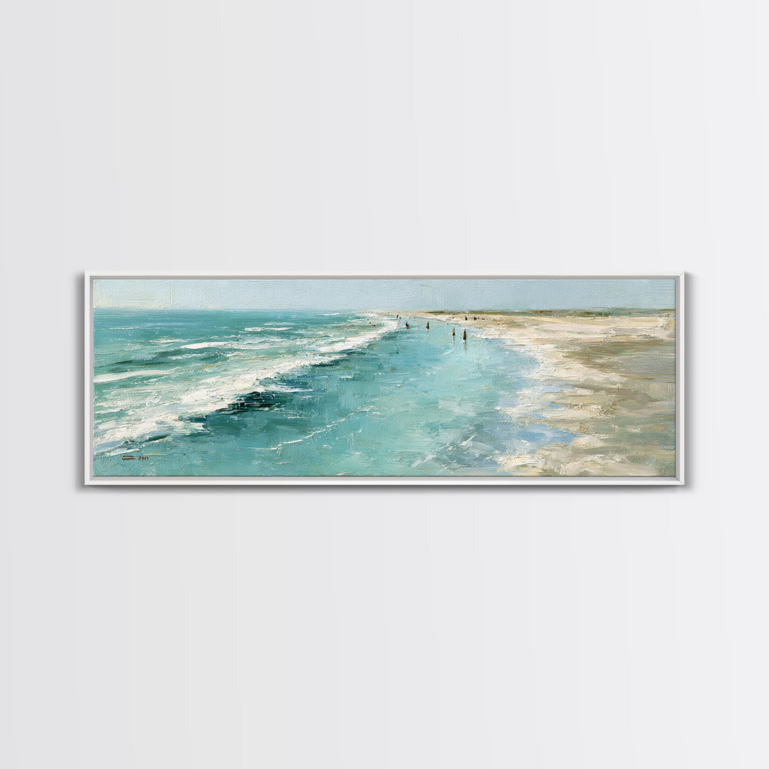 Aerial Sandbar with Turquoise Water Framed Canvas Print, Coastal Art, Coastal Prints, Coastal Decor, Fine Art, Coastal, COA-3x1-69