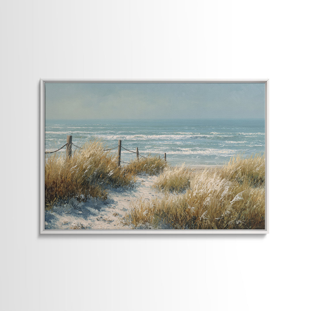 Coastal Grasses Moving Canvas Print, Coastal Art, Beach Decor, Coastal Decor, Fine Art, Coastal, Gallery Decor, Neutral Decor, COA-3x2-32