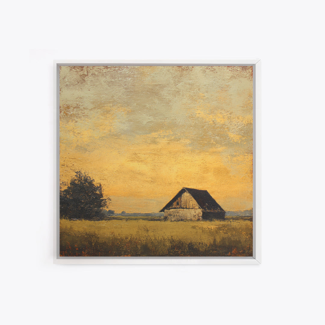 Rustic Barn Silhouette Canvas Print, Country Art, Wall Art, Farmhouse Decor, Fine Art, Country, Digital Print, Printable Art, COU-1x1-99