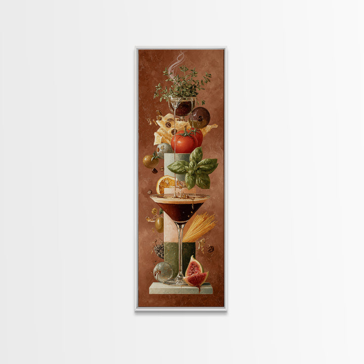 Espresso Martini Coffee Cocktail Still Life Canvas Print, Coffee Shop Art, Fine Art Print, Cafe Decor, Fine Art, Cafe, CSA-1x3-5