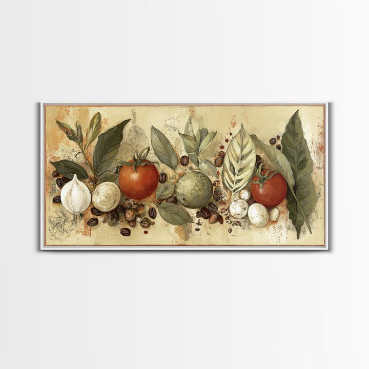 Coffee Bean Pattern Framed Canvas Print, Coffee Shop Art, Bedroom Wall Art, Cafe Decor, Fine Art, Cafe, Modern Decor, CSA-2x1-11