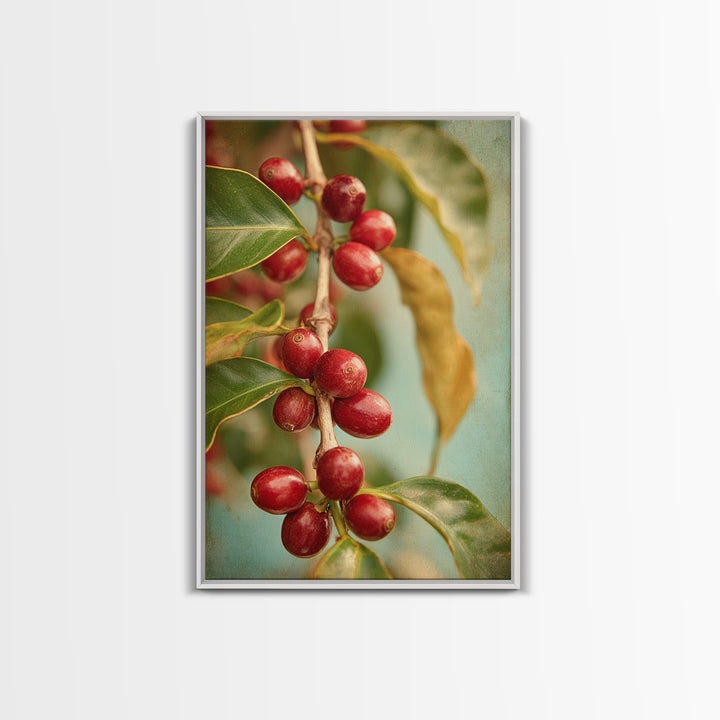 Coffee Farm Landscape Canvas Print, Coffee Shop Art, Wall Decor, Cafe Decor, Fine Art, Cafe, Kitchen Gift, Living Room Decor, CSA-2x3-31