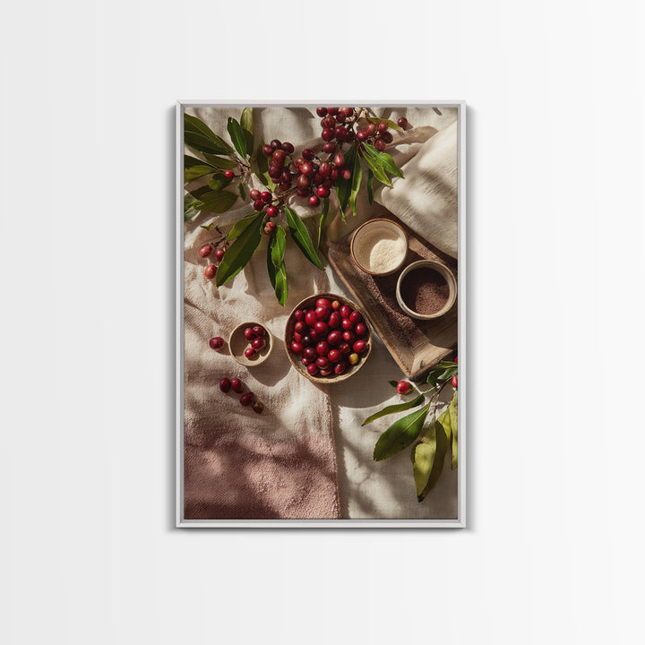 Coffee Farm Landscape Canvas Print, Coffee Shop Art, Fine Art Print, Cafe Decor, Fine Art, Cafe, Printable, Printable Wall Art, CSA-2x3-7