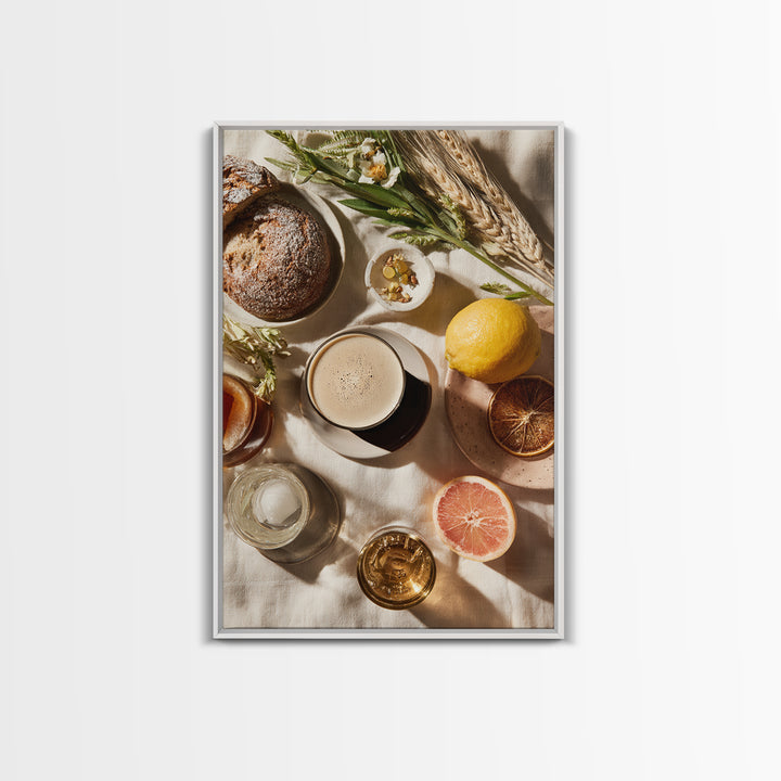 Espresso Martini Coffee Cocktail Still Life Framed Canvas Print, Coffee Shop Art, Canvas Print, Cafe Decor, Fine Art, Cafe, CSA-2x3-73