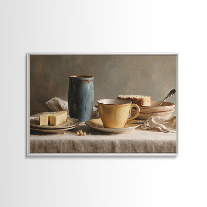 Minimal Line Art of a Cup and Canvas Print, Coffee Shop Art, Kitchen Gift, Cafe Decor, Abstract Art, Cafe, Coffee Art, CSA-3x2-22