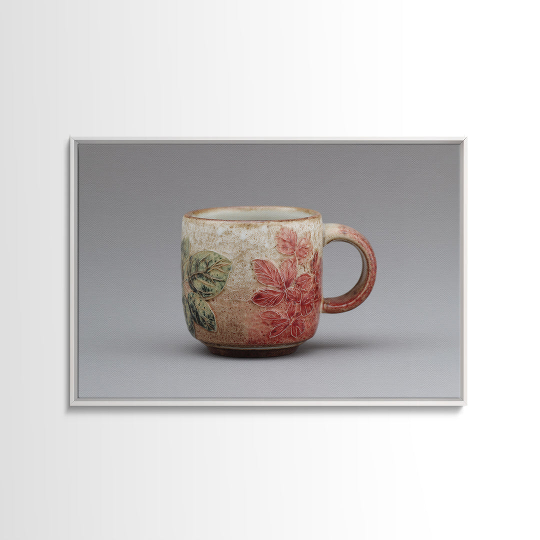 Espresso Cup with Rising Steam and Warm Canvas Print, Coffee Shop Art, Modern Decor, Cafe Decor, Fine Art, Cafe, Wall Decor, CSA-3x2-53